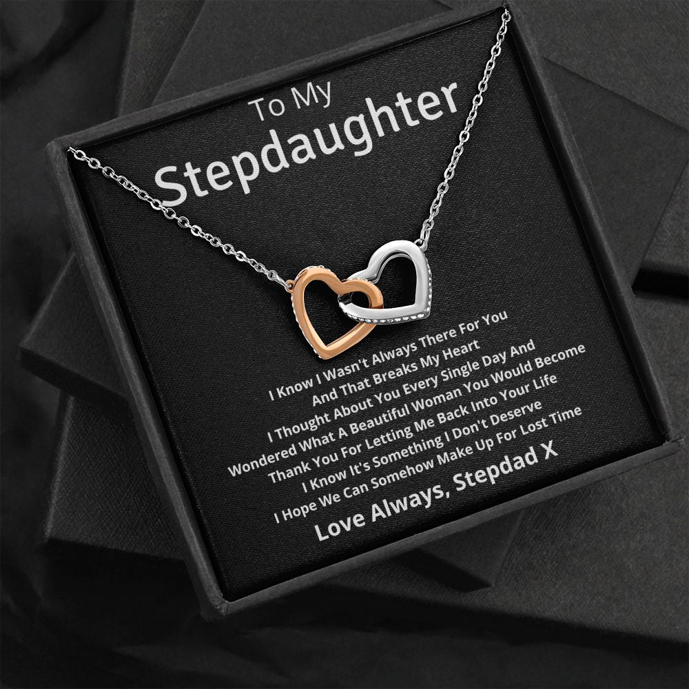 Gift For Stepdaughter From Stepdad: I Know I Wasn't Always There For You Necklace