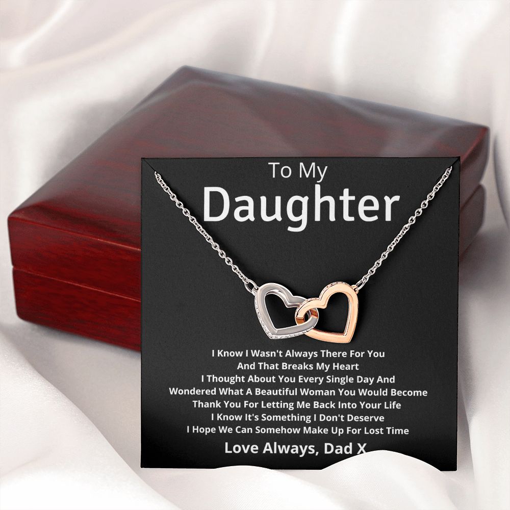 Gift For Daughter From Dad: I Know I Wasn't Always There For You Necklace